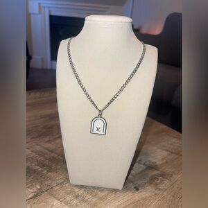 Silver Necklace with Pendant